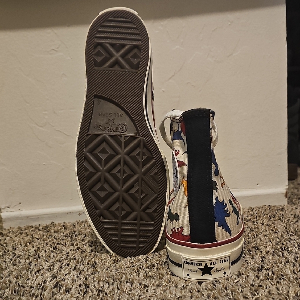 Converse Mans  Multicolor Dinosaur High-Tops - Picture 2 of 6